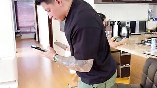 She did everything her stepdad asked, and got rewarded with intense action