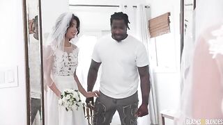 The bride chose her groom for one special reason only