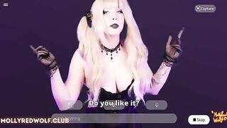The pretty blond girl was fucked on a machine in a rough, homemade scene