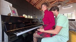 A hot Jewish step mom seduces her stepson in a steamy encounter