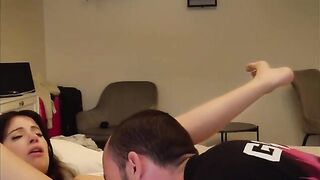 The couple has real orgasms, without any scripts in a passionate session