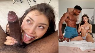 A woman has sex with a guy and the bed gets wet with their passion