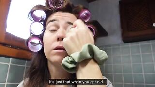 A burst pipe led to a steamy encounter with a plumber in this hilarious role play
