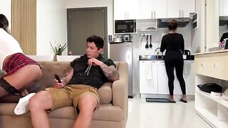 A girl came to her step daddy to ask for money
