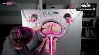 Fetish with a girl who loves to play with her body, from Pinkloving