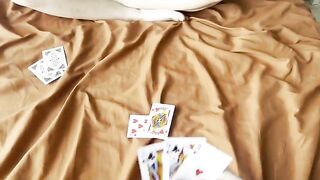 I lost a card game, now I have to sleep with her