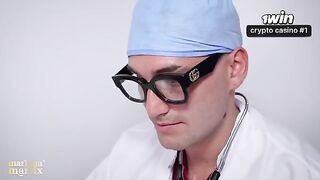 A doctor's exam can turn into a hot session of passion