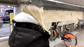 The man licked the cream from the girl's tongue in a steamy vlog