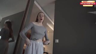 A chick with a perfect body gets fucked hard by her neighbor