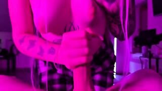 A girl with a great body seduces her stepbrother in the next room