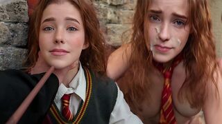A hermione-granger cosplay compilation video featuring rough and hardcore scenes