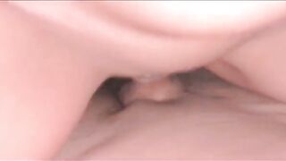 Then it flows out, but the moment remains - an accidental creampie scenario