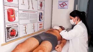 A hot nurse has no time for foreplay or underwear in this steamy scene from FakeHospital, where wild and spontaneous encounters are the norm. Known for its intense and thrilling content, FakeHospital often features shocking and passionate moments, much li