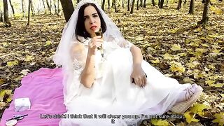 A super cute girl is getting married, but she loves to fuck