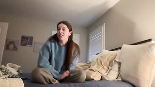 Girl fingered her pussy, imagining intense sex with a partner