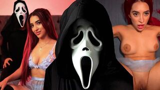 A scary movie with Jessica Sodi ends up being a great fuck