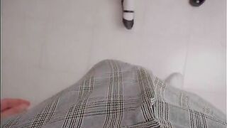 Two wild girls having a threesome sex party