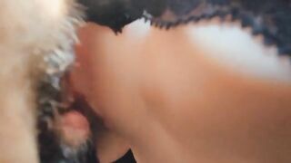 My fingers caressed the artificial folds of her pussy