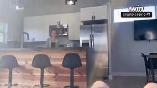 A cute girl in an attempt to reach her stepbrother took bold steps