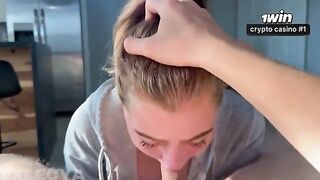 A cute girl in an attempt to reach her stepbrother took bold steps