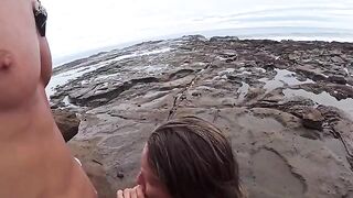 The beach is always humid – from the sea and because of the couple’s passion