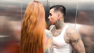 Busty Latina MILF Andrea Castro gets fucked hard in the elevator