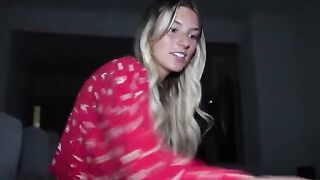 An 18-year-old girl catches her stepbrother while he was jerking off