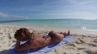 A girl with a sexy ass was picked up at the beach and fucked hard