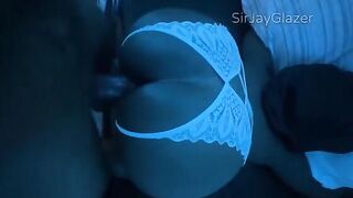 A man fucked his girlfriend in doggy style with a huge cock