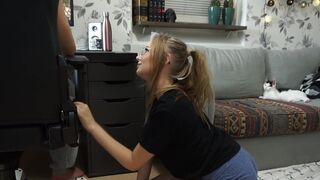 The little kitty wants to be fucked and have cum in her mouth