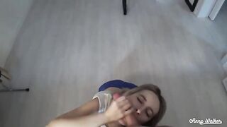 Anny Walker fucks her stepsister in a steamy roleplay scene