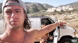 The couple went on a journey to California and got very horny