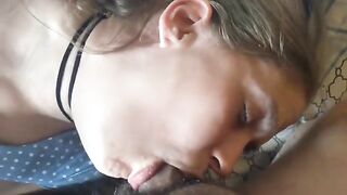 A girl with appetites gets a powerful cock in her mouth and pussy