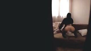 My stepsister asked me to keep her secret in this steamy scene