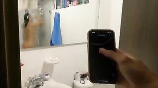 Martinasmith did the squirt challenge in public with her vibrant energy