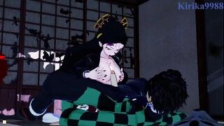 Daki the demon got into the mood and decided to have sex with humans