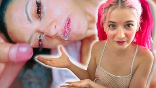 Petite TikTok thot reacts to the best Argentinian porn ever