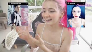 Petite TikTok thot reacts to the best Argentinian porn ever