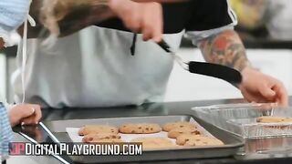 Petite Khloe Bakes a Big Booty Treat in a Revealing Apron