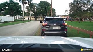 A sexy babe got fucked by a mechanic on the roadside